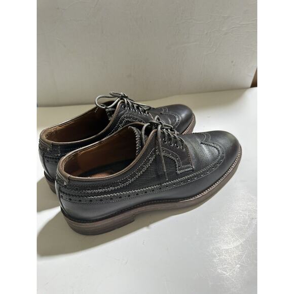 Aquatalia‎ Mens Leather Dress Shoes Black Laced Size 8 Waterproof Made in Italy main image 10